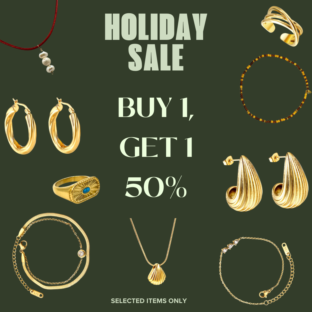 Buy 1, Get 1  50%- Holiday sale