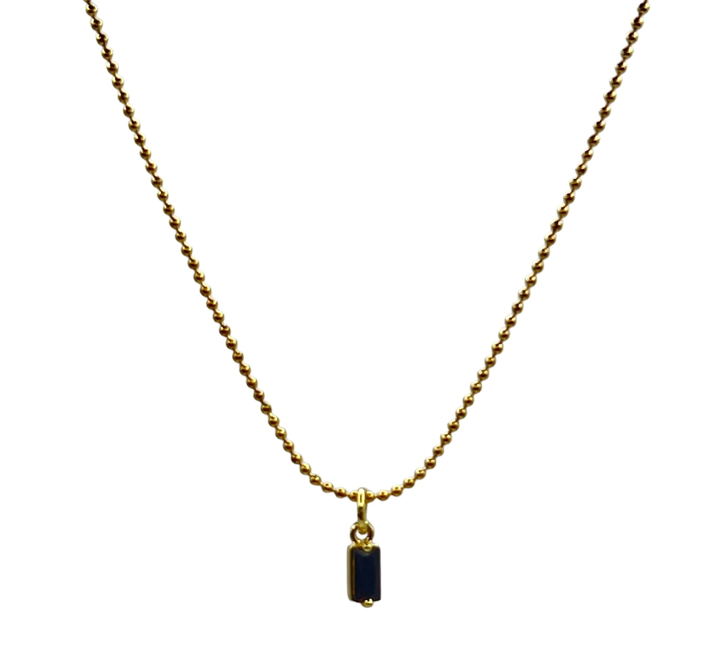 Whispering black necklace