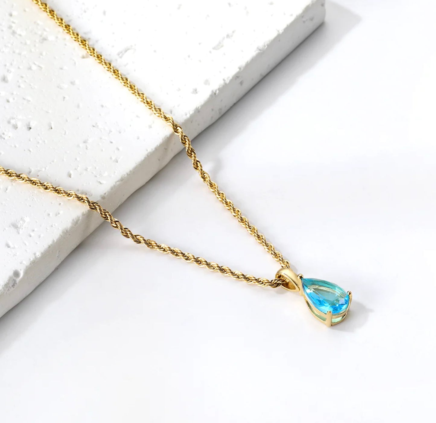 Azure necklace