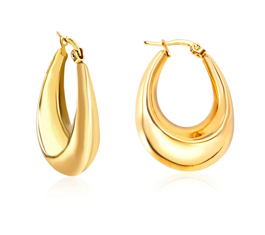 Selene hoop earrings